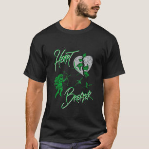 Camiseta Pine Green 3's Tee Hearter Breaker Streetwear 3 Pi