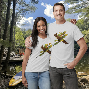 Camiseta Pine Marten Autumn Leaves