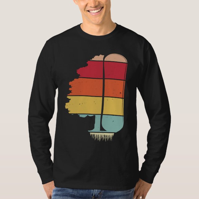 Camiseta Pine Tree Snowboard  Snowboarding Snowboarder Wint (Anverso)
