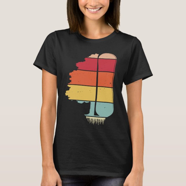 Camiseta Pine Tree Snowboard  Snowboarding Snowboarder Wint (Anverso)