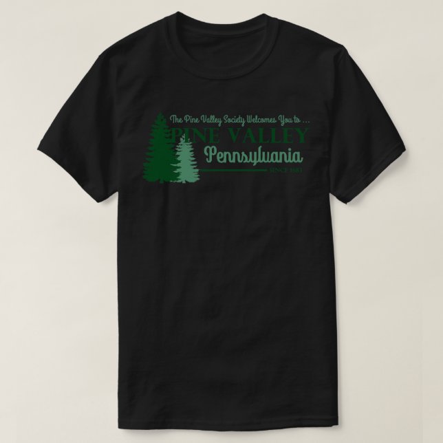 Camiseta Pine Valley PA de All My Children (Diseño del anverso)
