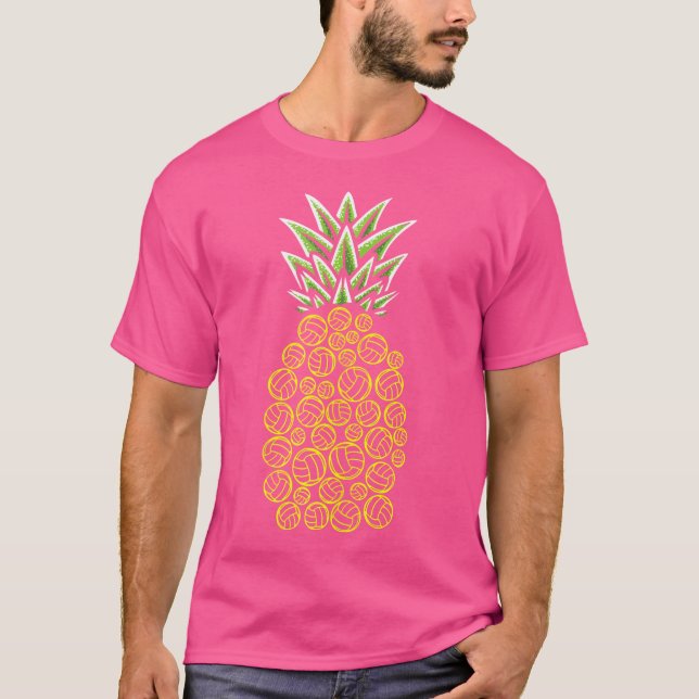 Camiseta Pineapple Aloha Bebe Hawaii Beach Volleyball Vb (Anverso)