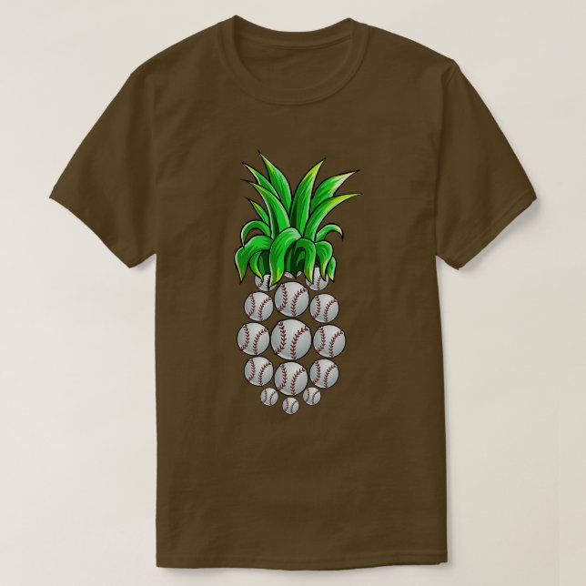 Camiseta Pineapple Baseball  Hawaiian Aloha Beach Hawaii 1  (Diseño del anverso)