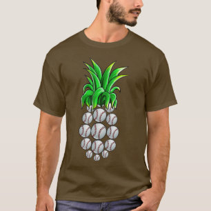 Camiseta Pineapple Baseball  Hawaiian Aloha Beach Hawaii 1 