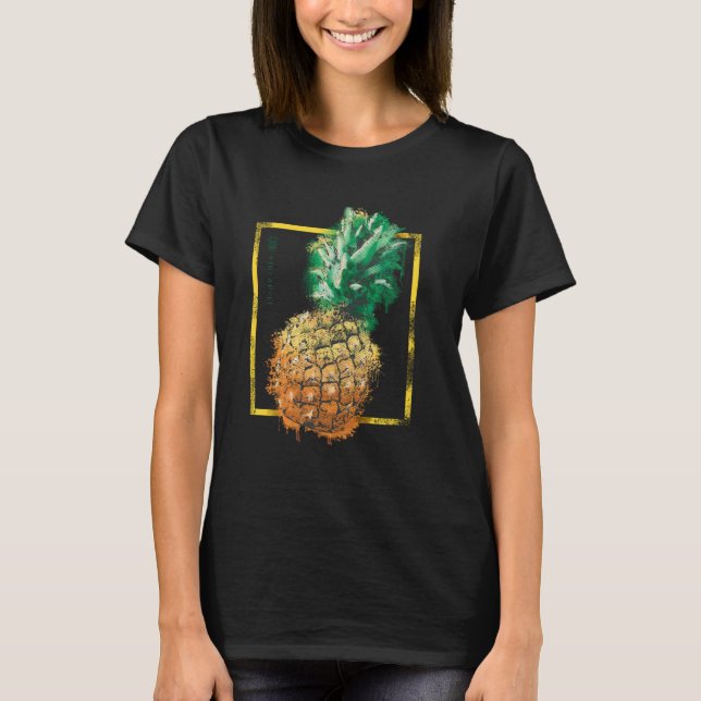 Camiseta Pineapple Black (Anverso)