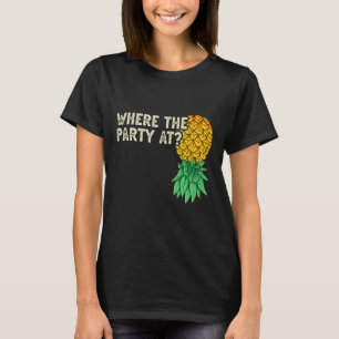 Camiseta Pineapple boca abajo donde el Fiesta divertida can