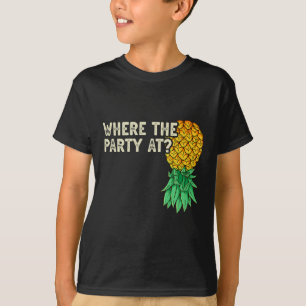 Camiseta Pineapple boca abajo donde el Fiesta divertida can