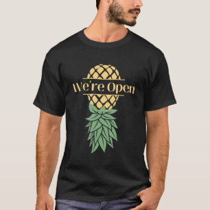 Camiseta Pineapple boca abajo Somos Swingers abiertos