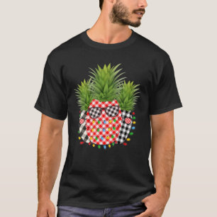 Camiseta Pineapple Christmas Tree Enfoca la Navidad Hombres