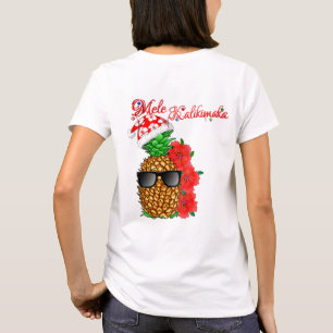 Camiseta Pineapple de los Navidades Mele Kalikimaka