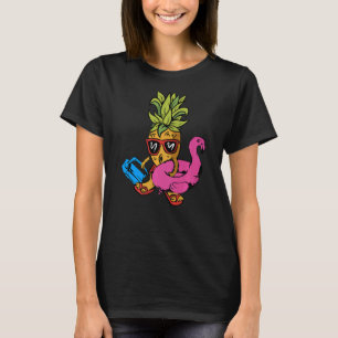 Camiseta Pineapple Flamingo Tropical aloha Beach G