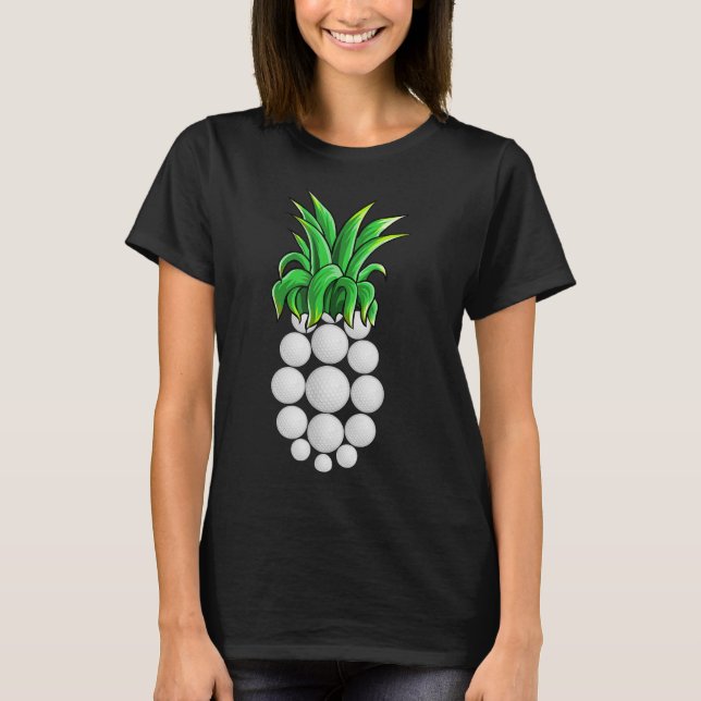 Camiseta Pineapple Golf Hawaiian Aloha Beach Gift Hawaii (Anverso)