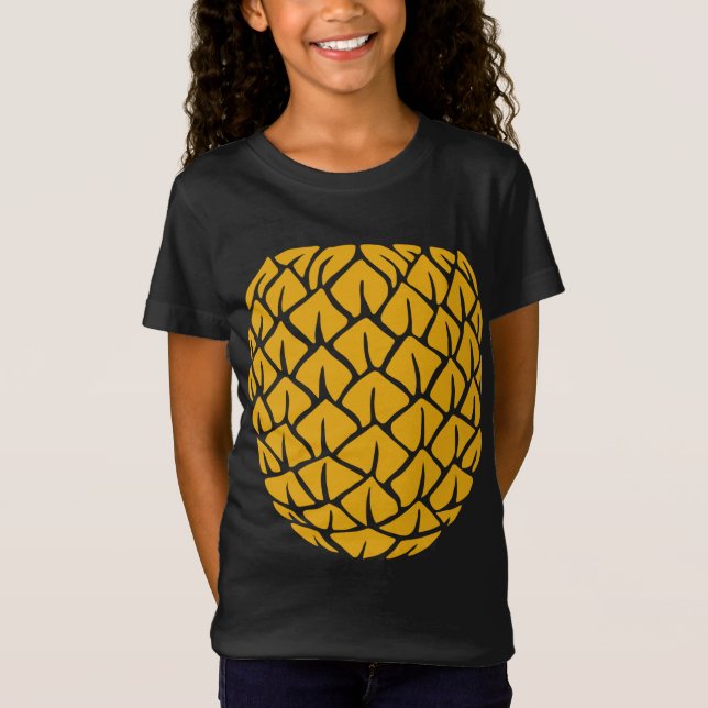 Camiseta Pineapple Halloween Costume Cute Trendy Group Frui (Anverso)