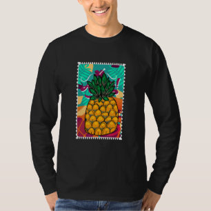 Camiseta Pineapple Hawaiana Aloha Tropical Honolulu Mujeres