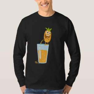 Camiseta Pineapple Hawaiana Aloha Tropical Honolulu Mujeres