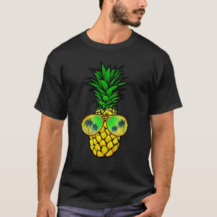 Camiseta Pineapple Hawaii Gafas de Sol Hawaii Beach Vacatio