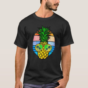 Camiseta Pineapple Hawaii Gafas de Sol Hawaii Beach Vacatio