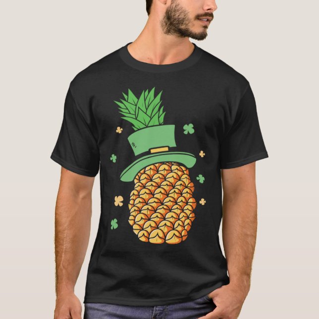 Camiseta Pineapple irlandés St Patrick Day Ireland (Anverso)