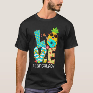 Camiseta Pineapple Love Lunch Lady Hola Vibes de verano