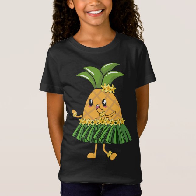 Camiseta Pineapple Lover Hello Summer Vacation Tropical Fru (Anverso)