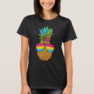 Camiseta Pineapple Pansexual Flag