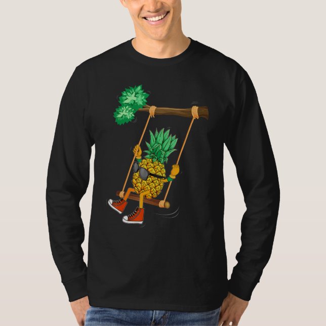 Camiseta Pineapple picante de piña de porcino giratorio de  (Anverso)