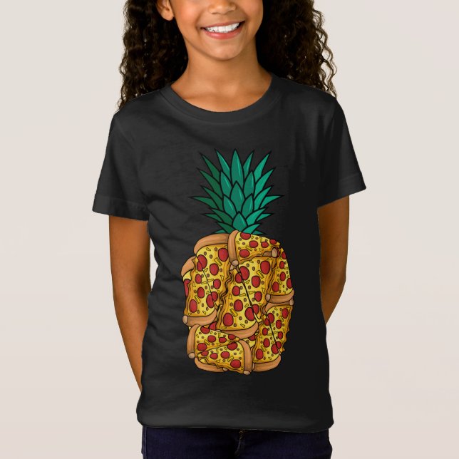 Camiseta Pineapple Pizza Fruit Hawai Food Lover (Anverso)