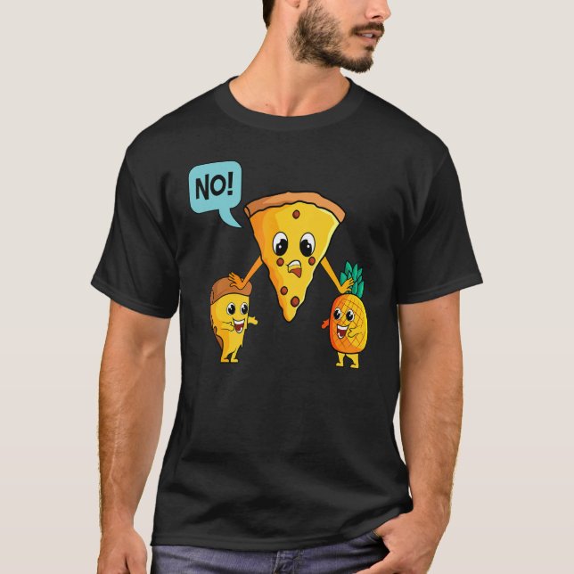 Camiseta Pineapple Pizza Hawai Snack de comida (Anverso)