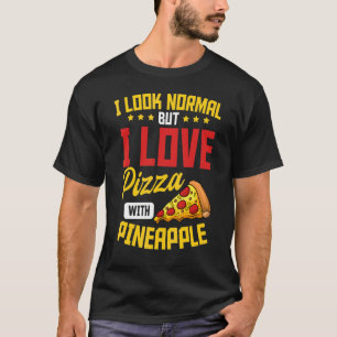 Camiseta Pineapple Pizza Hawai Snack de comida