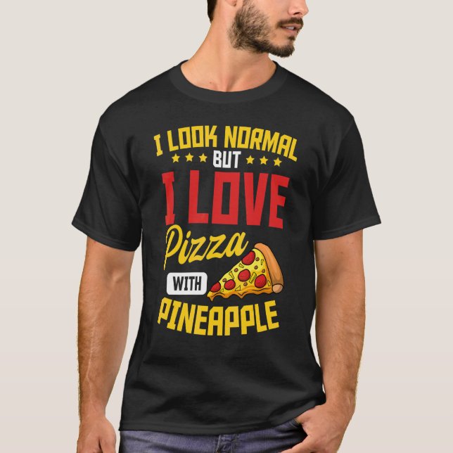 Camiseta Pineapple Pizza Hawai Snack de comida (Anverso)