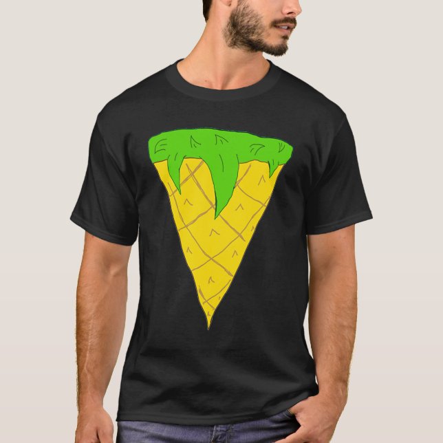 Camiseta Pineapple Pizza  Hipster Fun Kids Boy Girl Teen (Anverso)