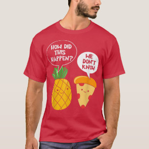 Camiseta Pineapple Pizza Humor 