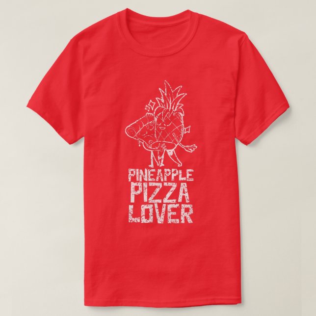 Camiseta Pineapple Pizza Lover Saying Humour Hawaii T-Shirt (Diseño del anverso)