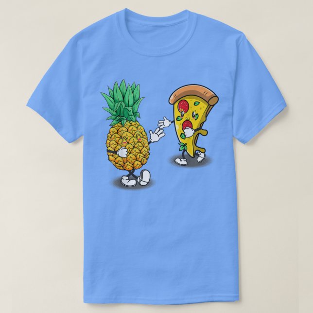Camiseta Pineapple Pizza Shirt Hawaiian Pizza Aloha Beach L (Diseño del anverso)