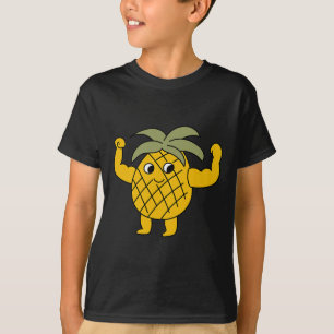 Camiseta Pineapple Posando Gimnasio de Construcción de Cuer