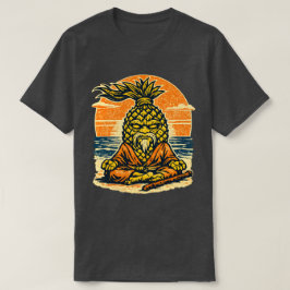 Camiseta Pineapple Sensei Atardecer — Guerrero Vintage de V