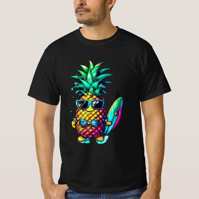 CAMISETA PINEAPPLE THE FRUIT OF FUN AND RELAXATION (Anverso)
