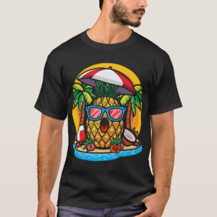 Camiseta Pineapple Tropical Hawai Pineapple Lover Sungla