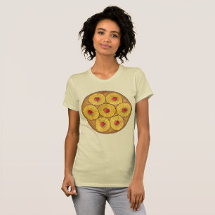 Camiseta Pineapple Upside Down Cake Cherries Baking Dessert
