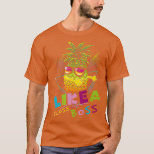 Camiseta Pineapple Usa Gafas De Sol Floss Como Un Cristo Je