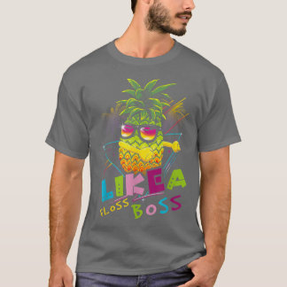 Camiseta Pineapple Usa Gafas De Sol Floss Como Un Cristo Je
