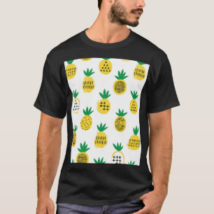 Camiseta Pineapples de juego: Vintage amigable con los niño