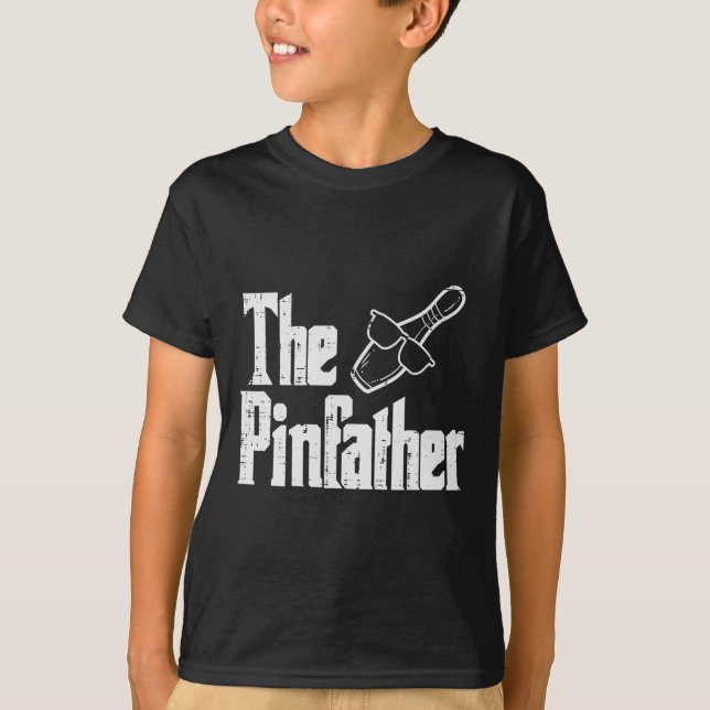 Camiseta Pinfather Bowling Dad Day Bowler Daddy Pap (Anverso)
