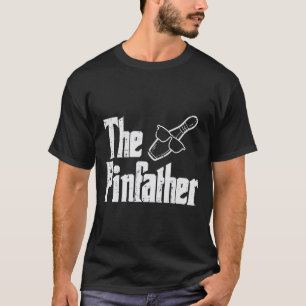 Camiseta Pinfather Bowling Dad Day Bowler Daddy Pap