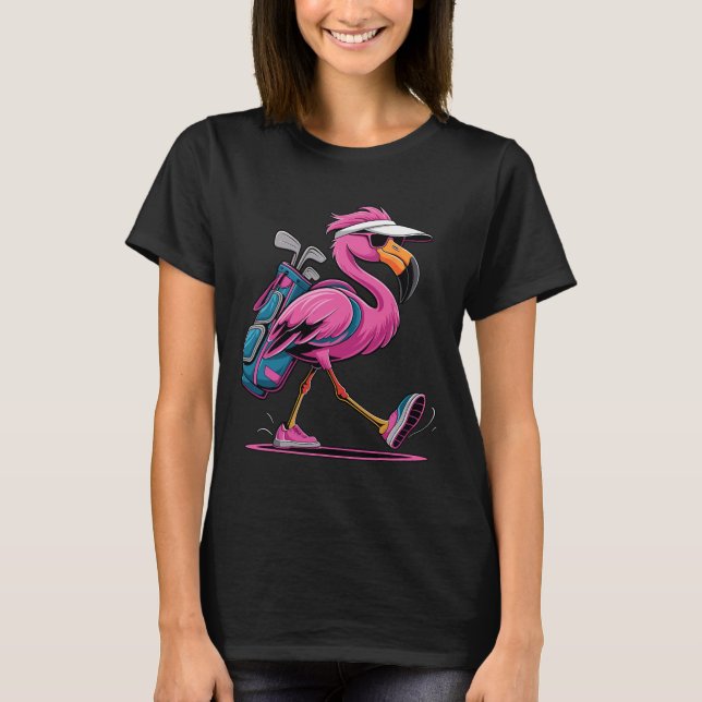 Camiseta Ping Flamingo Golf Sungles Woman Ladies Men Golf L (Anverso)