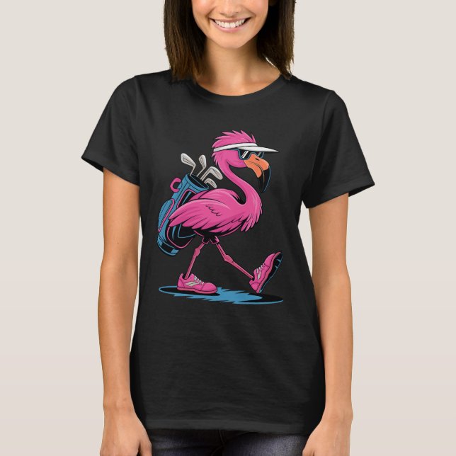 Camiseta Ping Flamingo Golf Sungles Woman Ladies Men Golf L (Anverso)