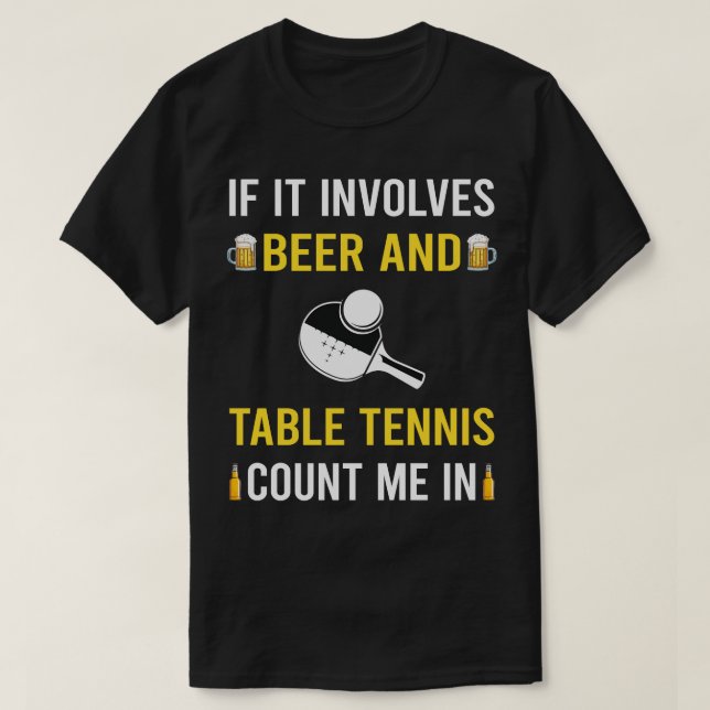 Camiseta Ping Pong (Diseño del anverso)