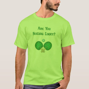 Camiseta Ping-pong afortunado de sensación