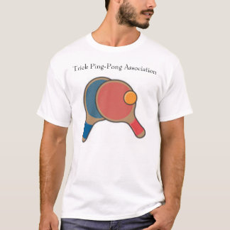 Camiseta ping-pong, asociación del ping-pong del truco