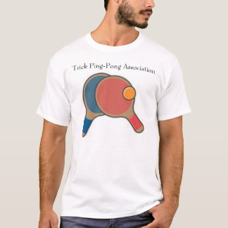 Camiseta ping-pong, asociación del ping-pong del truco